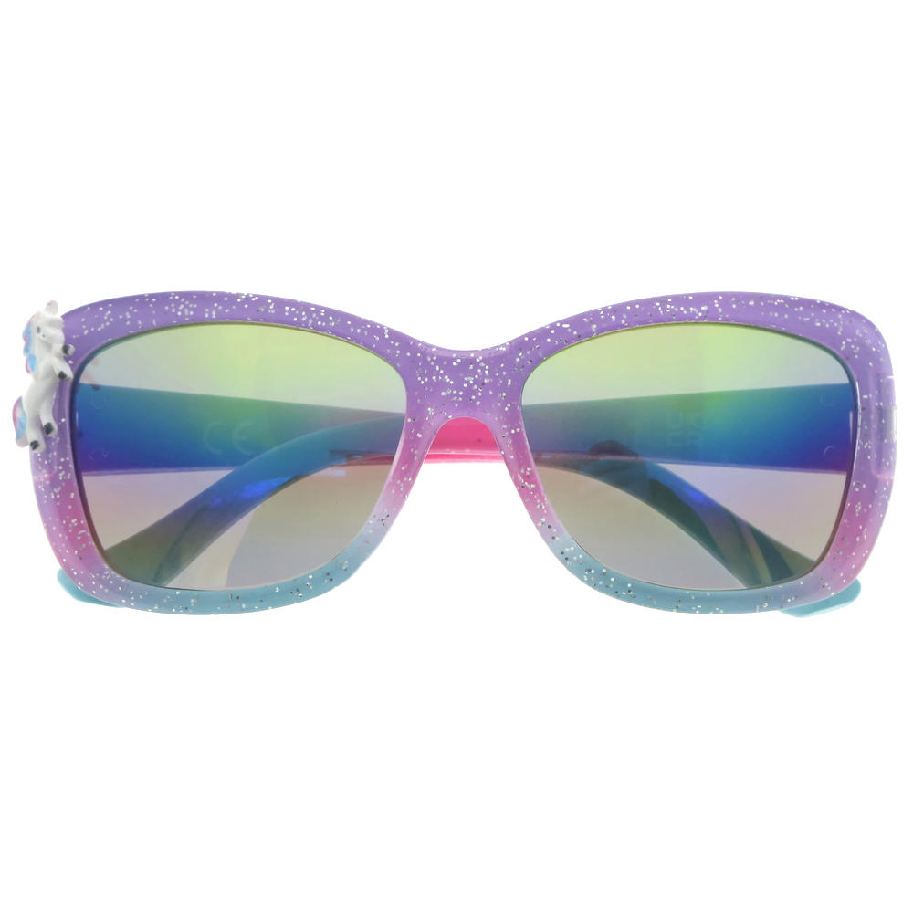 Dachuan Optical DSPK342017 China Manufacture Factory Trendy Colorful Girls Kids Sunglasses with Butterfly Shape (3)