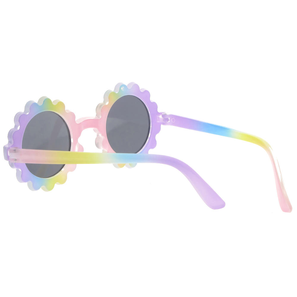 Dachuan Optical DSPK342021 China Manufacture Factory Colorful Flower Kids Sunglasses with Screw Hinge (9)