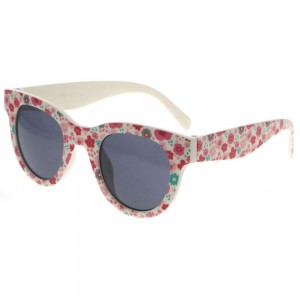 Dachuan Optical DSPK342022 China Manufacture Factory Lovely Flower Pattern Kids Sunglasses with Screw Hinge