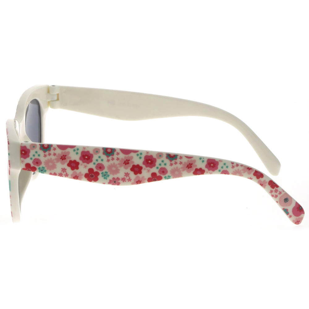 Dachuan Optical DSPK342022 China Manufacture Factory Lovely Flower Pattern Kids Sunglasses with Screw Hinge (8)