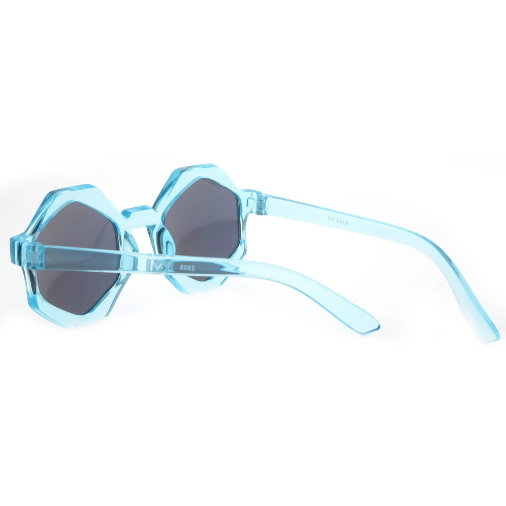 Dachuan Optical DSPK342028 China Manufacture Factory Retro Geometric Shape Kids Sunglasses with UV400 Protection (10)