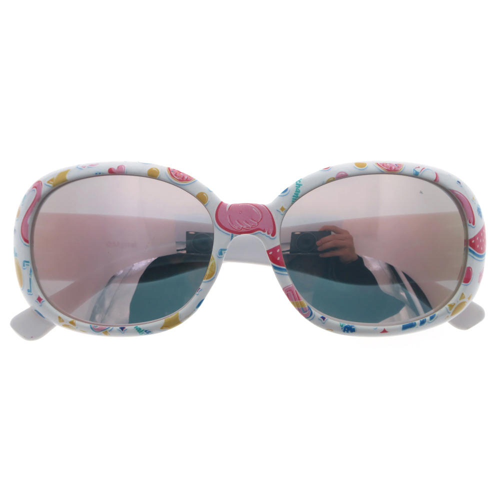 Dachuan Optical DSPK342036 China Manufacture Factory Cute Sports Style Kids Sunglasses with Pattern Frame (3)