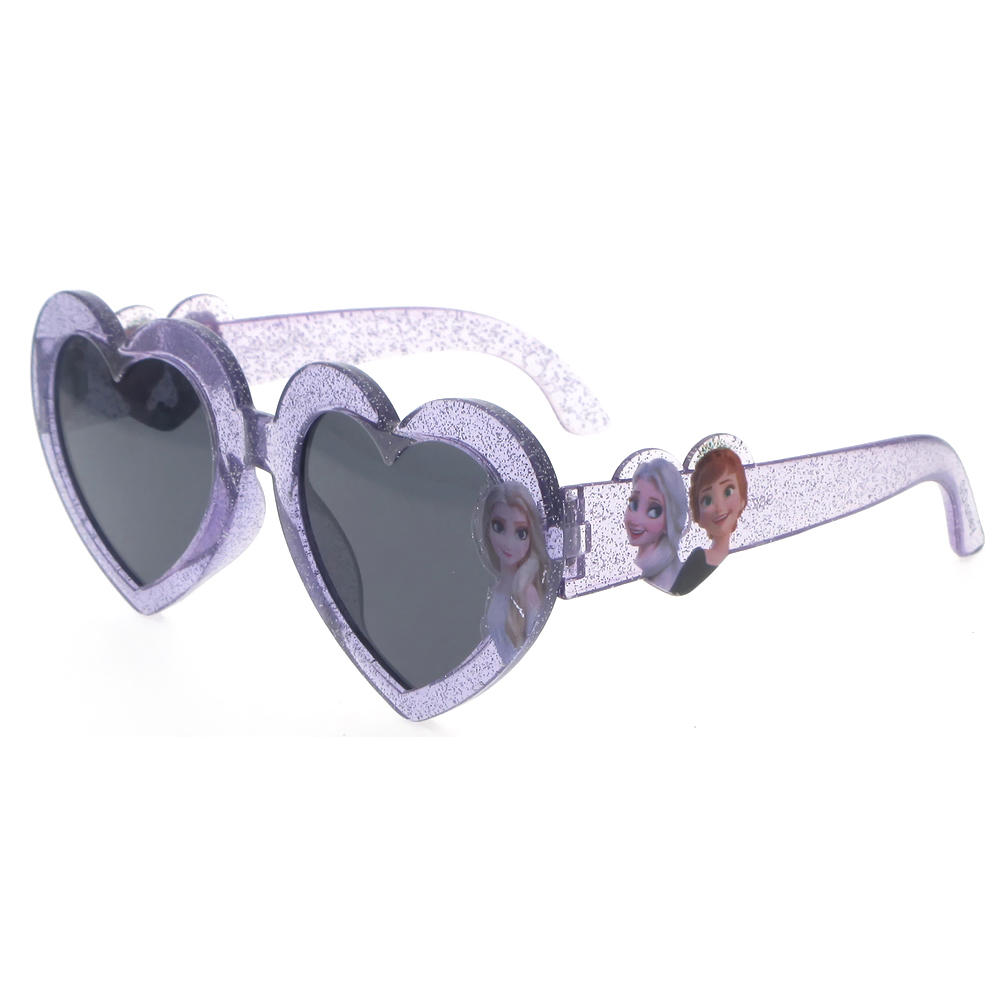 Dachuan Optical DSPK342041 China Manufacture Factory Lovely Cartoon Character Kids Sunglasses with Heart Shape (7)