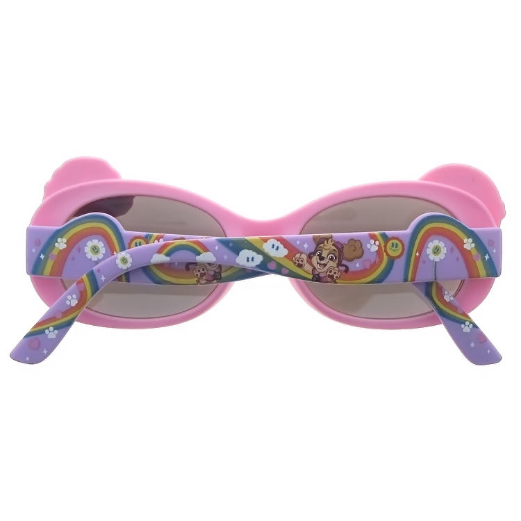 Dachuan Optical DSPK343087 China Supplier Lovely Cartoon Children PC Sunglasses with Colorful Frame (4)