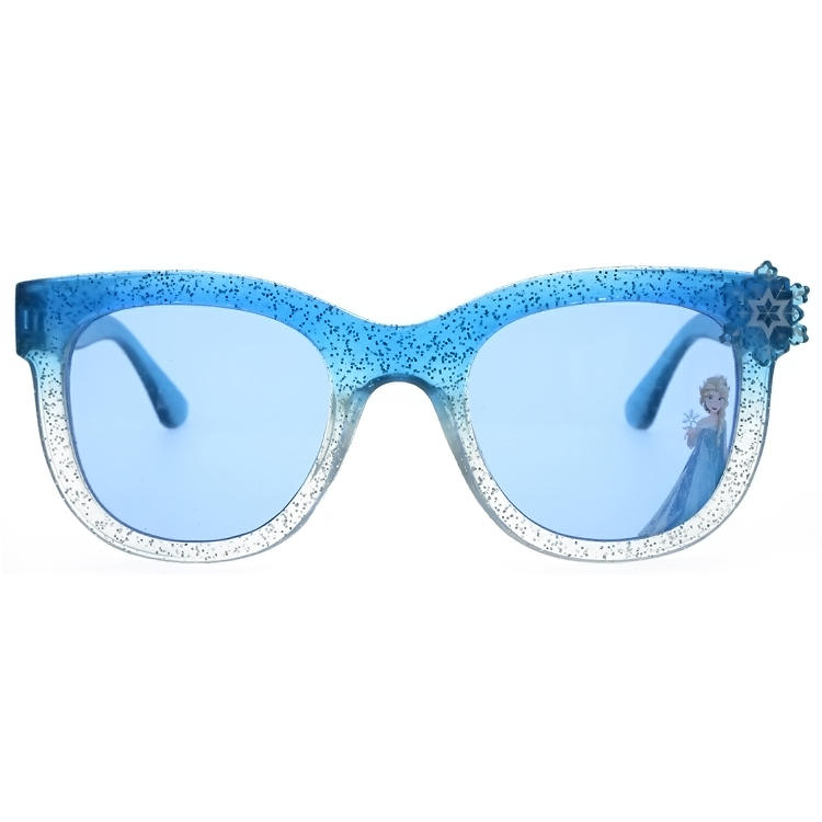 Dachuan Optical DSPK343089 China Supplier Cartoon Princess Plastic Children Sunglasses with Glitter Decoration (5)