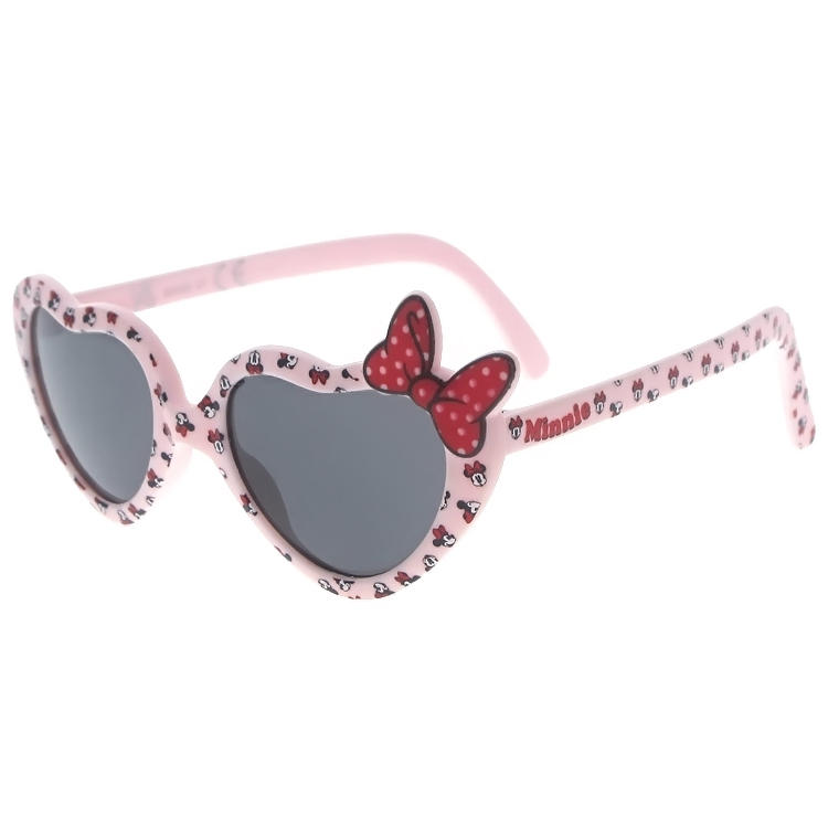 Dachuan Optical DSPK343090 China Supplier Trends Bow Plastic Children Sunglasses with Heart Shpae (7)