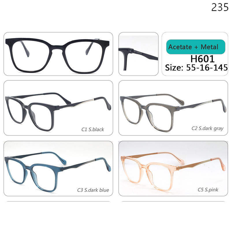 Dachuan Optical H601 China Supplier Hot Trend Optical Glasses Series with Acetate Material (1)