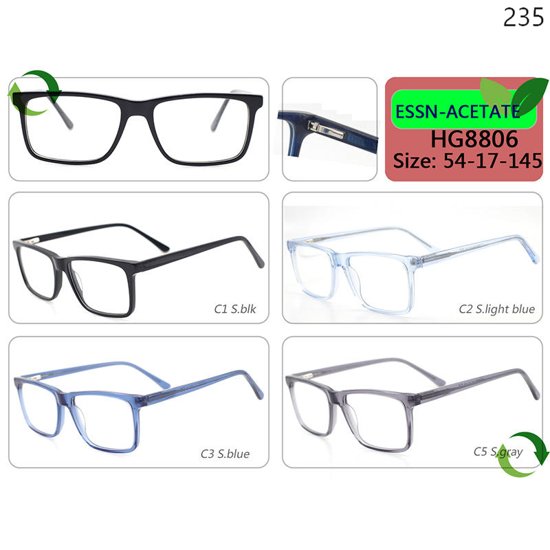 Dachuan Optical HG8801 China Supplier Hot Fashion Optical Glasses Series with ESSN Acetate Material (5)