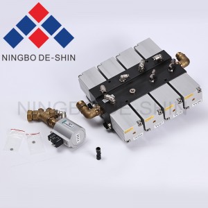 Agie Battery accumulator system of high pressure, Battery V4, High pressure circuit distributor 500177951