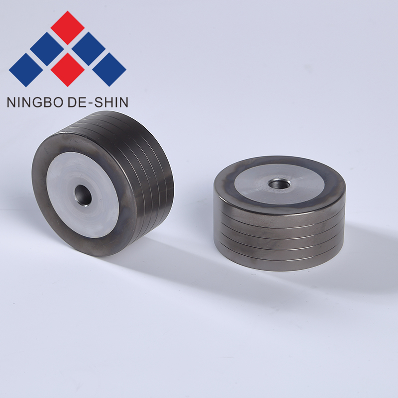 Charmilles C406 Grey Coating Pinch Roller, Wire Drive Roller with 4 grooves 50D×8d×24T, 130003173A, 100449329A, 543.799A, 449.329A, 200543799A