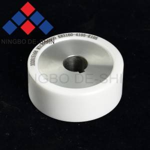 Charmilles Ceramic roller, Wire evacuation ceramic pulley OD63 * 16 * 25Tmm, 332015168, 332014104