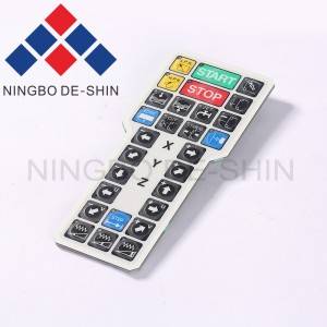 Charmilles Remote Control Membrane Keypad 135013399