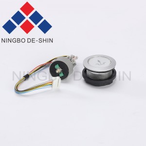 Mikron Push button white (TE735 FS) 3033759, 610021274