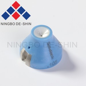 Sodick S103 warna biru Pandhuan berlian ngisor, Dadu 87-3 0.105mm J03638A, 0206100