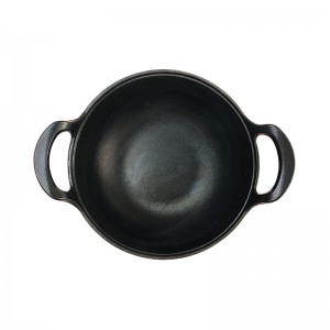 Enamelled Cast Iron Ingot-shaped Cooking Stockpot  With Two Handles