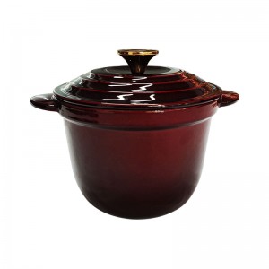 Good quality Pots Non Stick Casserole - Hot selling High quality  Enamel Cast Iron Casserole Pot – DEBIEN