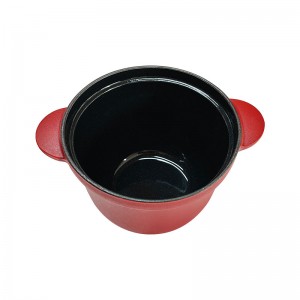 Premium  Matte Enamel Cast Iron Casserole Pot With handle