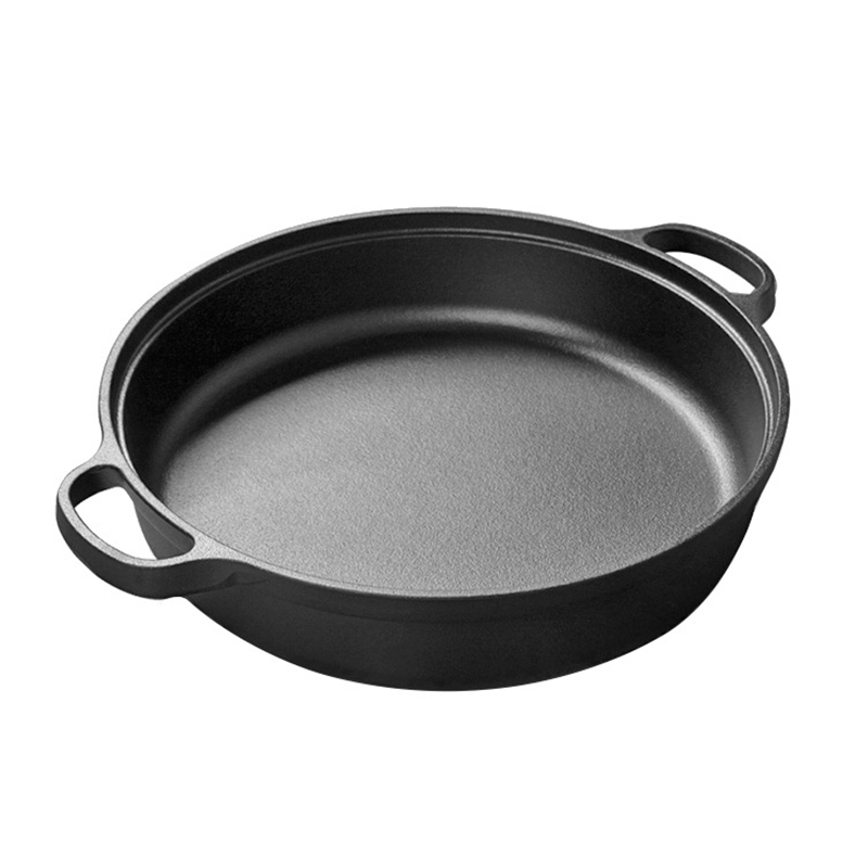 Super Lowest Price Cast Iron Skillet With Two Ears - Chinese cast iron vegetable oil pan – DEBIEN