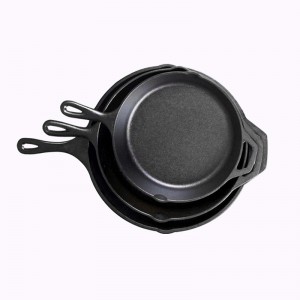Wholesale Pre-Seasoned Cookware Mini Cast Iron Skillet/Frying Pan/Griddle With Handle