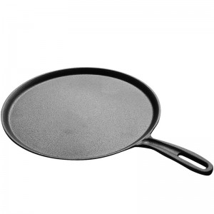 OEM Factory for 12 Inch Skillet Frying Pan - High Quality Custom Metal Cast Iron Skillet Frying Pans Round Simple Eggs Flat Pan – DEBIEN
