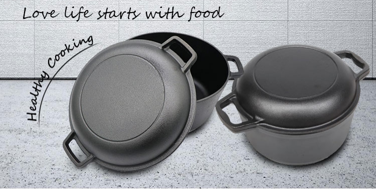 Healthy cooking starts with a cast iron pot