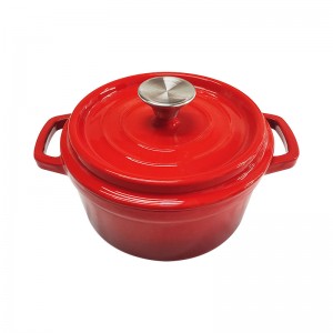 Hot Selling Premium Cast Iron Casserole  Pot With Colorful Enamel Coating For kitchen