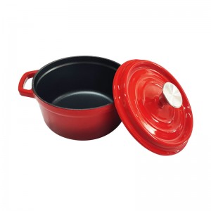 Hot Selling Premium Cast Iron Casserole  Pot With Colorful Enamel Coating For kitchen