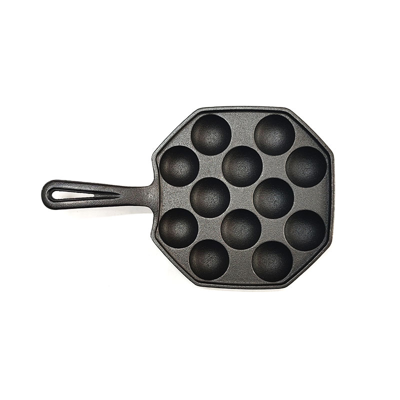 New Arrival China Cookeware Set -  Pre-Seasoned 12 Holes Cast Iron  Cake Mould Pan/ Egg Frying Pot With  Handle – DEBIEN