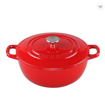 Hot Selling for Enamel Colorful Casserole - Round Casserole Set Kitchen Cookware Cast Iron Enamel Pot With Lid – DEBIEN