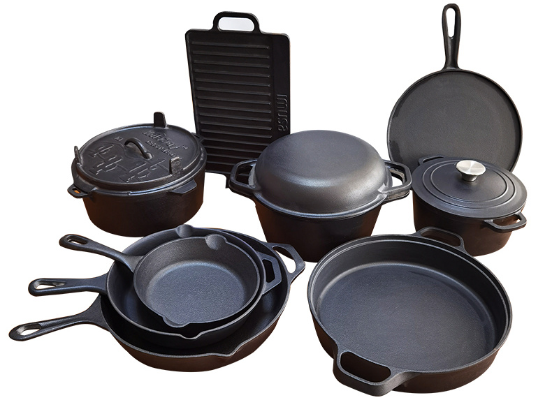 How to choose pre-seasoned cast iron cookware and enamel cast iron cookware