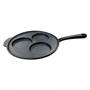 Kualitas Tinggi Pre-Seasoned Cast Iron Cookware Nonstick Kue Cetakan Pan/ Telur Frying Pot