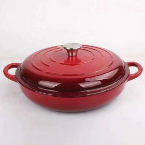 Enamel Stew Sup Pot Colorful Cast Iron Casserole Dish Cast Iron Saucepan