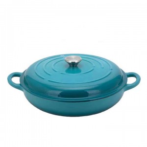 Enamel Stew Soup Pot Colorful Cast Iron Casserole Dish Cast Iron Saucepan