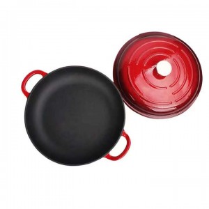 High Quality for Pancake Puffs Cast Iron Pan - Best Selling Enamel Stew Soup Pot / Colorful Cast Iron Casserole Dish / Non Stick Saucepan – DEBIEN