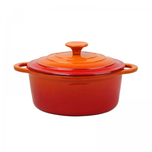 Hot Selling Non Stick Multi-Function Cast Ion enamel Dutch Oven Casserole Pot with Lid