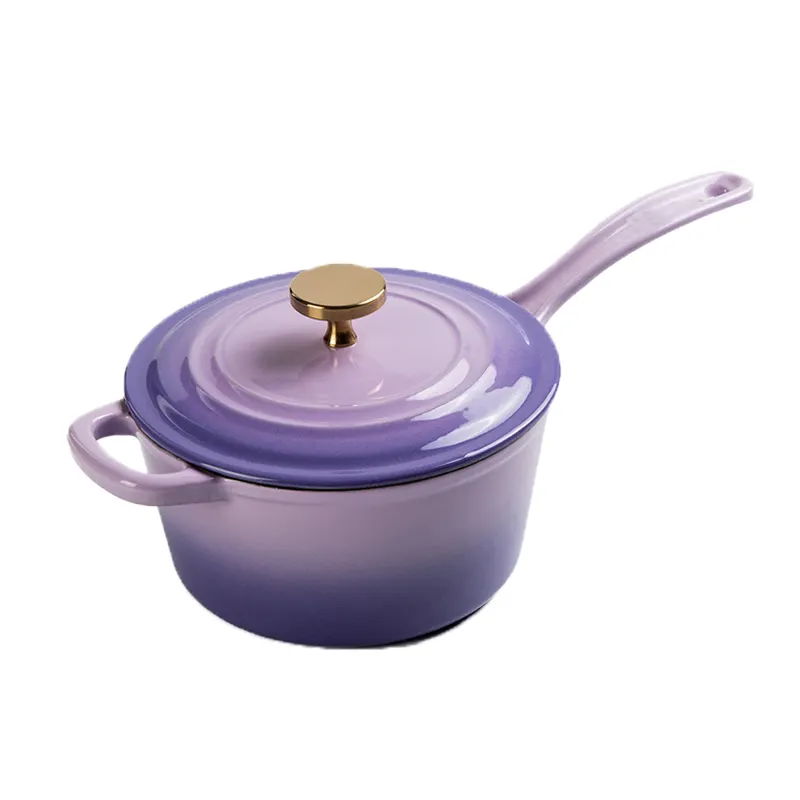 2022 China New Design Kitchen Utensils - Premium  Cast Iron Enamel Milk Pan Stew Pot / Stock Pot With  Iron Handle – DEBIEN