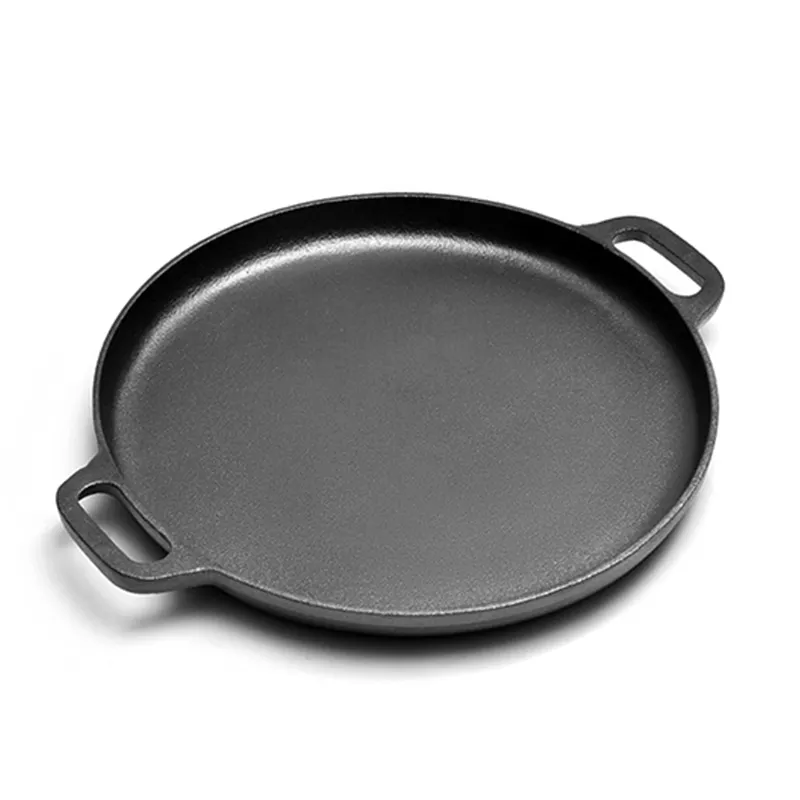 China Cheap price Enemel Cast Iron Cookware - Pre-Seasoned Cast Iron Round Pizza And Baking Pan – DEBIEN