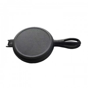 Wholesale Round Cast Iron Pambahay na Almusal Waffle na Double Sided Frying Pan