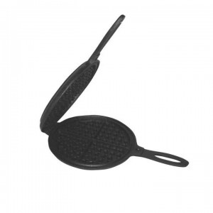 Wholesale Round Cast Iron Household Breakfast Waffle Double Sided Frying Pan