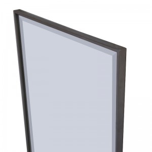 Espejo de pared rectangular moderno biselado para dormitorio, baño, porche