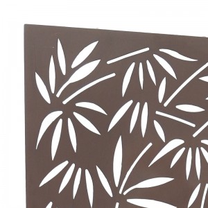 Metal Laser Cut Wall Art Panel Decorative Room Divider Screen for Architectural and Home Interiors