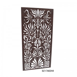 Isikrini se-Metal Laser Cut Wall Art Panel Decorative Room Divider for Architectural and Home Interiors