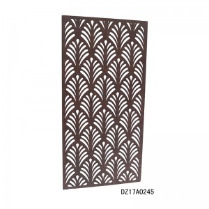 Metal Laser Cut Wall Art Panel Decorative Room Divider Screen for Architectural and Home Interiors