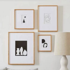 Craft muorrekeunst Galery frame dekoraasje minimalistysk 10x15cm 4×6 inch