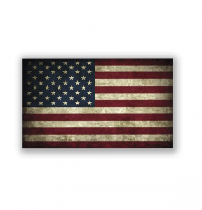Вясковыя 24 × 16 цаляў Амерыканскі сцяг Насценны дэкор Насценныя дошкі Насценныя паддоны