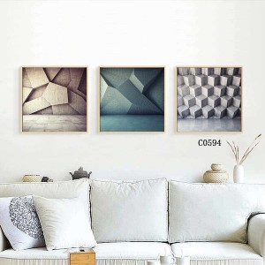 Framed Prints Canvas Art Set 11X14 ,16X20 Geometric Modernong Wall Decor
