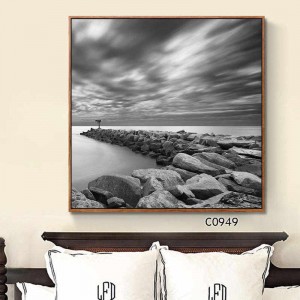City Plaza Beach Images High Quality Printing Poster Wall Decor