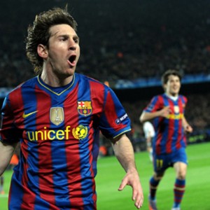 Ylli i futbollit Mbreti Messi me poster, pikturë në kanavac