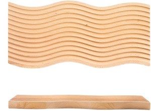 Nordic Beech Wooden Water Corrugated Tray Dinner Tray