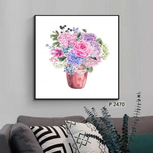 Painting and Designing Trendy Flower Market Posters Wall Art Decor for Home Hotel